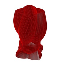 vase 8 11 liebe kunst abstrakt geschenk feier haus dekor einzigartig 3d 3d print model - Mito3D