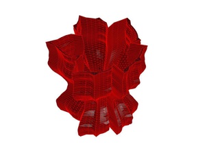 vase 8-1 house love art abstract gift celebration decor present unique 3d 3d print model - Mito3D