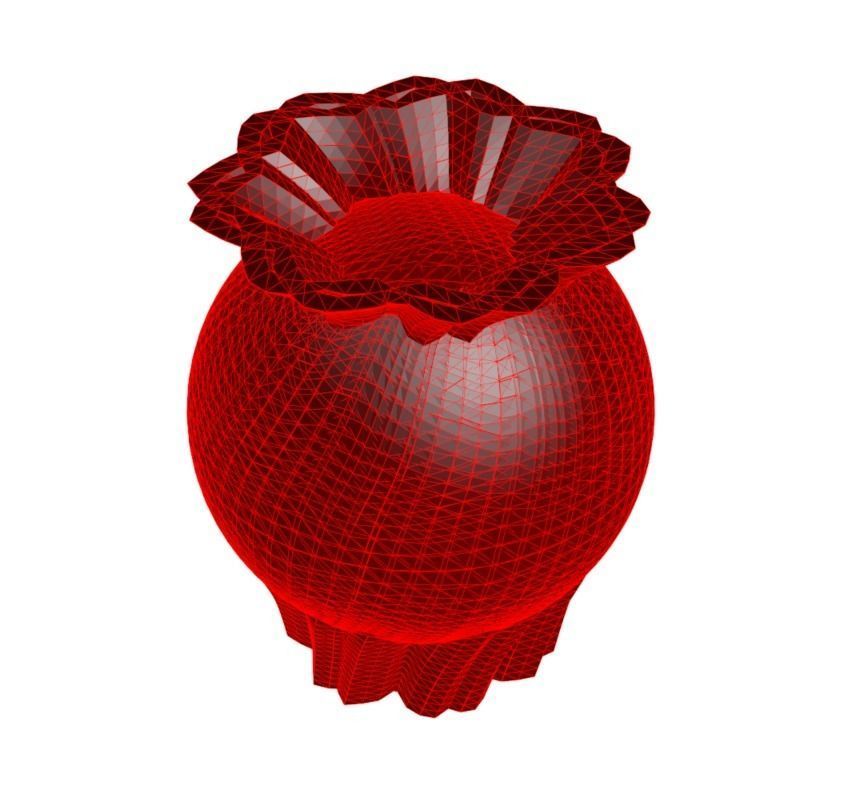 vaso 8-48 casa amore art astratto regalo celebrazione arredamento presente unico 3d 3D print model - Mito3D