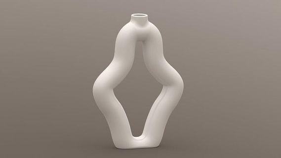 Vase 8 3d Modell drucken bereit druckbar Dekor Haus Innere Dekoration Möbel architektonisch Design modern abstrakt Haushaltswaren Topf Außen 3d print model - Mito3D