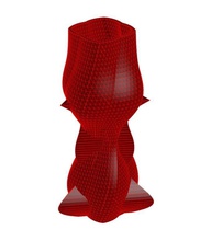 9-16 vazo ev aşk sanat Özet hediye kutlama dekor mevcut benzersiz 3d 3d print model - Mito3D