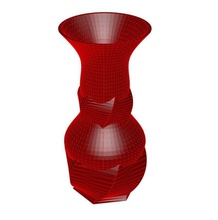 vase 9-19 maison l'amour art abstraite cadeau célébration décor présent unique 3d 3d print model - Mito3D