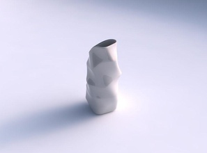 vase bogen rechteck horizontal abschnitte gericht dekor architektonisch dekoration haus 3d print model - Mito3D