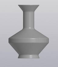 vase bottle gardener indoor flower bowl bouquet houseware house decor 3d print model - Mito3D