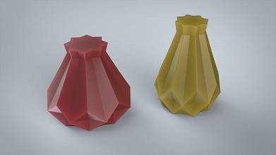vase candle silicone mold 3d bougie 3dprint wax moule decor decoration printable housedeco moldmaking design art sculptures diy craft handmade house 3d print model - Mito3D