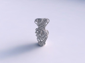 vaso curvi rami contorti eccentrico casa il curvo twisted i arredamento 3d print model - Mito3D