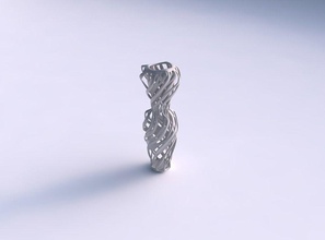 vase gebogen verdrehte geäst gedehnt wellig haus dekor 3d print model - Mito3D
