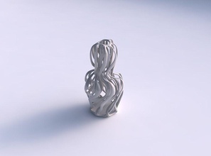 vaso curvi rami contorti twisted allungate in alto casa il curvo i top arredamento 3d print model - Mito3D
