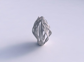 vaso deformata rami contorti pimp up top casa il twisted i arredamento 3d print model - Mito3D