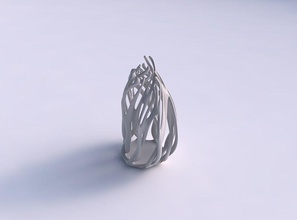 vaso deformata rami contorti che si estendono in alto casa il twisted i allungate top arredamento 3d print model - Mito3D