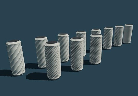 vase dose v1 vase stl spiralmode vasemode décor maison LED lumière rar guide 39 impression 3d print model - Mito3D