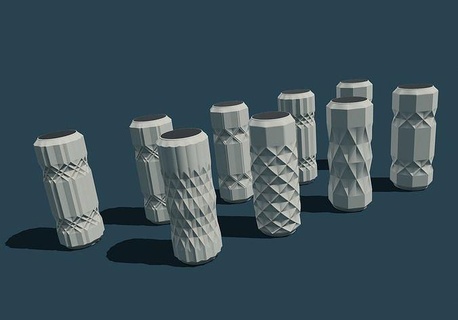 vaso dose v2 vasemodo modo espiral stl casa decoração conduziu luz rar guia impressão 3d print model - Mito3D