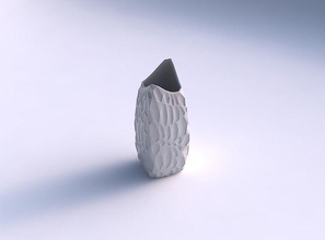 vase double arc Rechteck crystal Dellen Haus Doppel Gericht Dekor architektonische Dekoration 3d print model - Mito3D