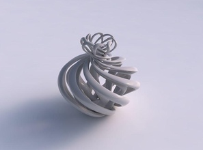 vaso contorto spremuto casa arredamento 3d print model - Mito3D