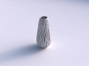 vase en forme de goutte épaisse et molle branches élargi haut maison chute d'épaisseur doux les décor 3d print model - Mito3D