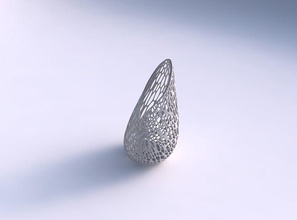 vaso chama fino torcido orgânica em forma de árvore a casa torcida bem lattice decoração 3d print model - Mito3D