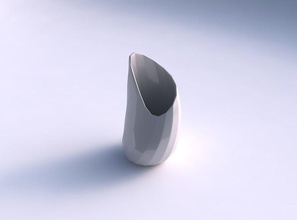 vaso chama torcida bandas 2 a casa decoração 3d print model - Mito3D