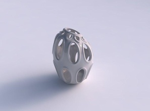 vase flammte glatt schneidet gedrückt gedehnt ecke haus dekor 3d print model - Mito3D