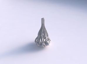 vaso svasato collo sottile rami contorti lunga superiore casa il svasata twisted i lungo top arredamento 3d print model - Mito3D