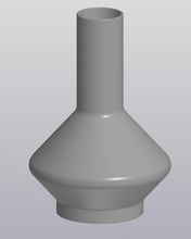 Vase Flasche Gärtner Innen Blume Schüssel Strauß Haushaltswaren Haus Dekor 3d print model - Mito3D