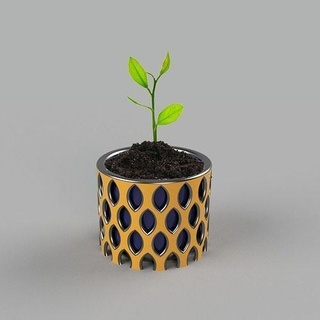 vazo Çiçekler büyüme Yaprak tencere bitki örtüsü doğa ekoloji karbon çanak çömlek toprak orman bağırmak ağaç çalı kozalaklı büyümek hidrojen azot kimya top şekilli Su ev mobilya 3d print model - Mito3D