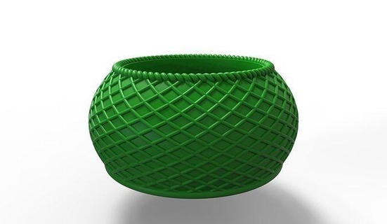 vaso casa decoração 3d impresso interior 3d print model - Mito3D