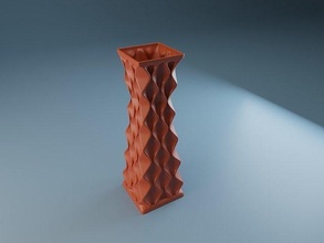 vaso matematica rombo modello geometria 3d casalinghi arredamento interni design matematico astratto decorazione arte Casa ornamento geometrico forma 3d print model - Mito3D