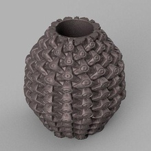vase Mecque 3 maison vase fleur mecanique intérieur articles ménagers maison décor 3d print model - Mito3D
