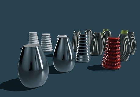 Vase mischen Vasemode Spiralmodus stl rar Dekor Haus pla petg Druckanleitung LED Licht 3d print model - Mito3D