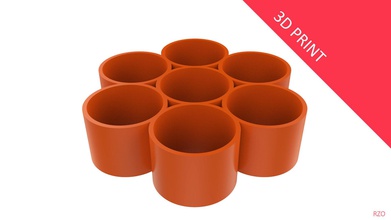 vase-Werk 09 vase pflanze houseware im freien Geschenk detail Innenraum pot Dekoration Garten Gemüse-Garten drucken 3d-drucken 3d druckbar bedruckbar ist einfach cup container Haus Dekor 3d print model - Mito3D