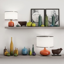 set vazo ev ayarlayın salon oda dekor 3d print model - Mito3D
