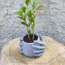 vase shape hand plant people human decor body print3d bowl pot house ornament design 3d print model - Mito3D