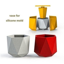 vase silicone moule 3dprint béton planteur pot ako3d stl fichier accessoires maison 3d print model - Mito3D
