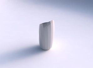 vase biaisé tordu bandes 2 maison décor 3d print model - Mito3D