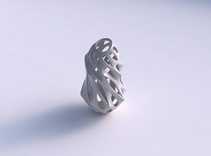 vaso fino suave cortes afiado arestas cafetão up casa decoração 3d print model - Mito3D