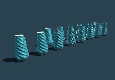 vase spidia v1 vasemode spiralmode pla petg LED lumière maison décor stl rar guide 39 impression 3d print model - Mito3D