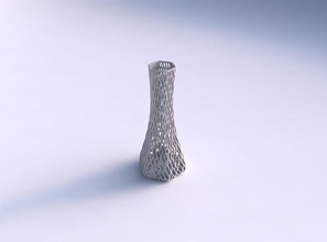 vaso espremido hexágono lattice telhas a casa prato decoração de arquitetura 3d print model - Mito3D