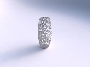 vase tall twisted dense organic lattice house decor 3d print model - Mito3D