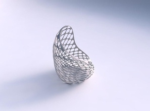 vase tide bubble grid lattice house decor 3d print model - Mito3D