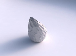 vase tide twisted bubbles house decor 3d print model - Mito3D