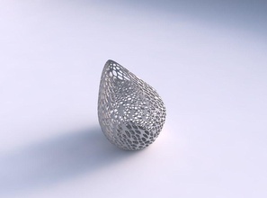vase tide twisted dense organic lattice 2 house decor 3d print model - Mito3D