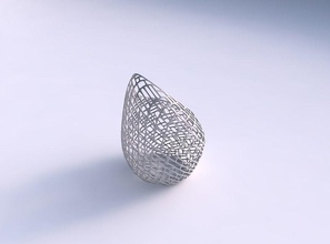 vaso maré torcida lattice telhas a casa decoração 3d print model - Mito3D