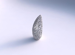 vase tsunami faceted twisted organic lattice 2 house decor 3d print model - Mito3D