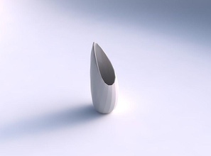 vaso tsunami contorto bande 2 casa arredamento 3d print model - Mito3D