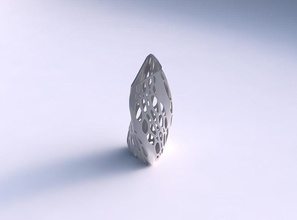 vase twist trinkgeld gegeben dreieck organisch gitter solide seiten gericht dekor architektonisch dekoration haus 3d print model - Mito3D
