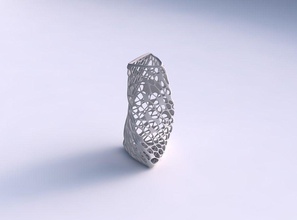 vaso twist triangolo twisted denso biologica del reticolo casa il torsione organico piatto arredamento architettonici la decorazione 3d print model - Mito3D
