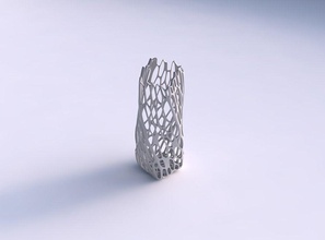 vase tordu arc rectangle craqué organique treillis maison décor 3d print model - Mito3D