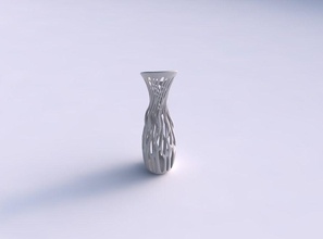 vazo eksantrik dalları bükülmüş ev dekor 3d print model - Mito3D