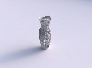 vaso rami contorti ondulate superiore casa il twisted i top arredamento 3d print model - Mito3D