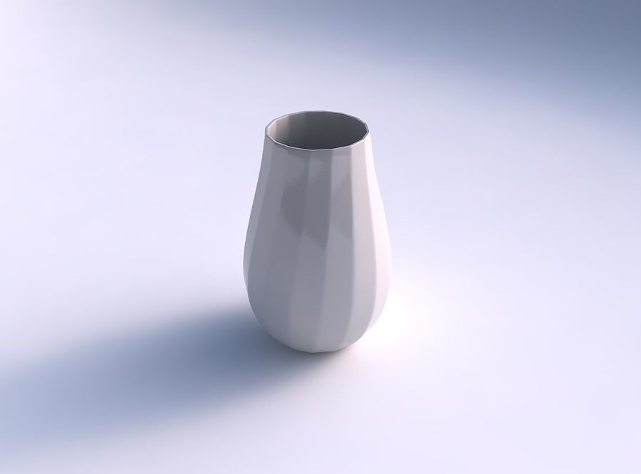 vaso twisted band 2 casa il bande arredamento 3D print model - Mito3D